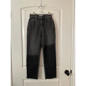 PacSun Black High Rise Straight Jeans‎ Size 23